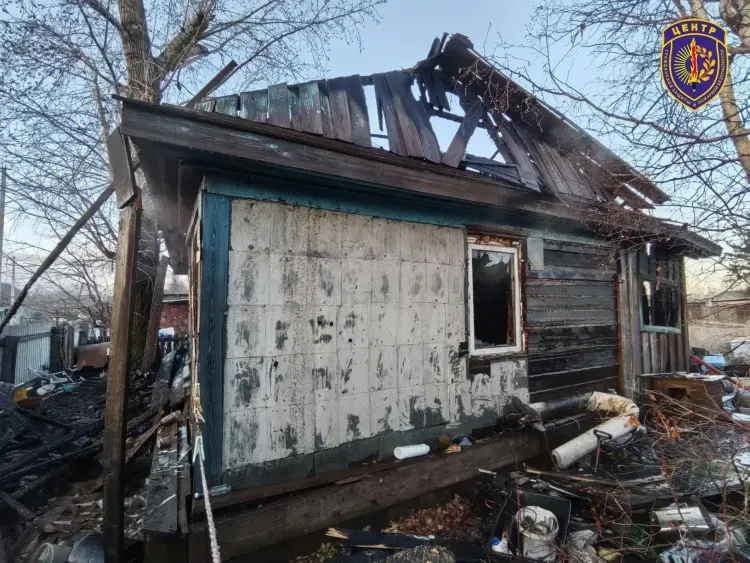 Пожарного извещателя не было в сгоревшем доме в Серышево: есть пострадавший