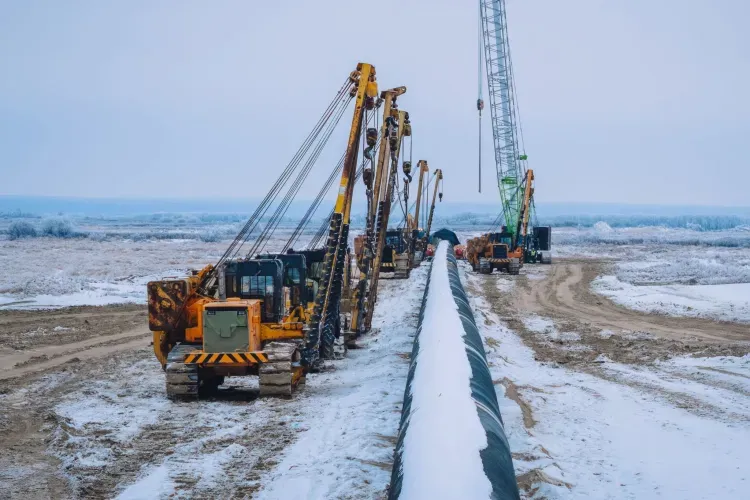 Новый газопровод на Востоке России готов более чем наполовину
