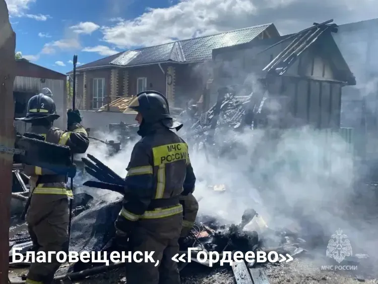 Погибшего мужчину нашли при пожаре в амурском селе