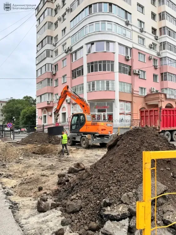 Центр города перестанет тонуть: систему отведения воды модернизируют в Благовещенске