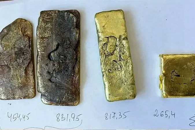 Золото и серебро на 24 миллиона рублей изъяли у иностранки на таможне