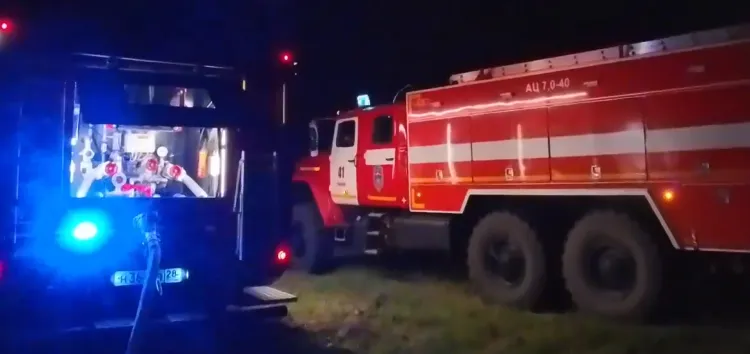 Предотвратили взрыв спасатели при пожаре в амурском селе