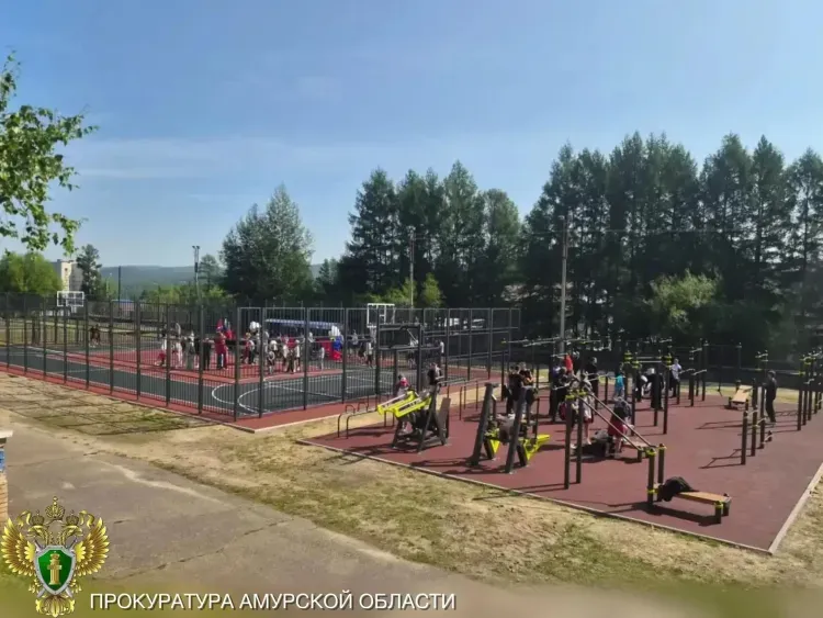 Умную спортплощадку досрочно возвели в Тынде