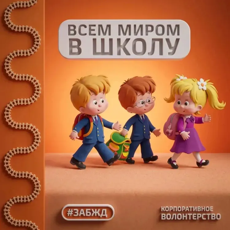 Волонтеры ЗабЖД объявили о старте благотворительной акции по сбору в школу детей из Забайкалья и Приамурья