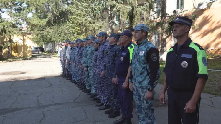 Награды вручили полицейским из Приамурья, вернувшимся с Северного Кавказа