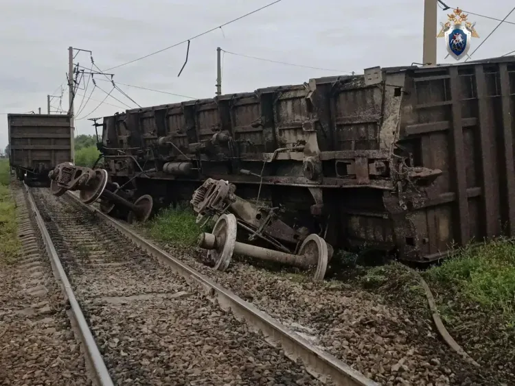 Вагоны с углем сошли с железной дороги в Амурской области