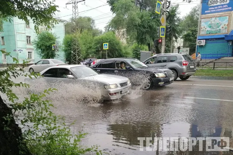 Днем 13 августа в Амурской области гроза и сильные ливни