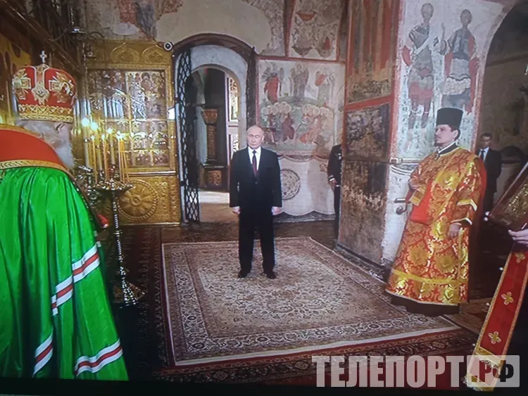 Патриарх Кирилл совершил молебен по случаю инаугурации Путина