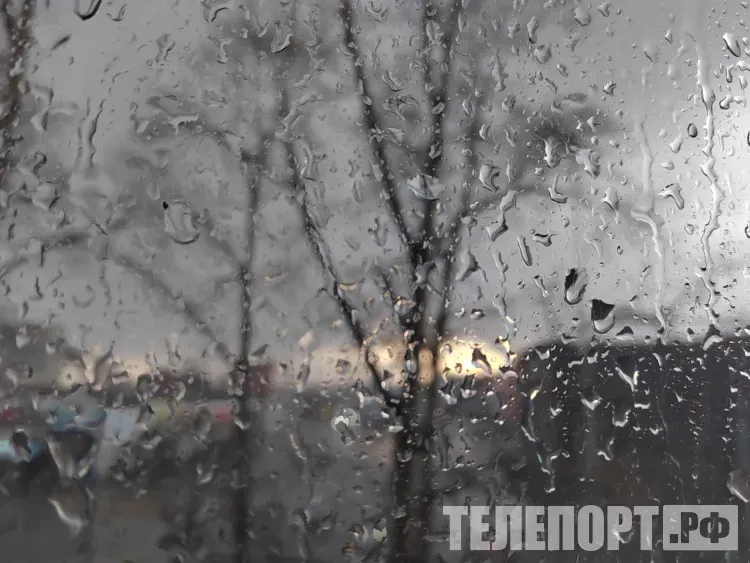 Кратковременный дождь с грозой в Амурской области 27 мая