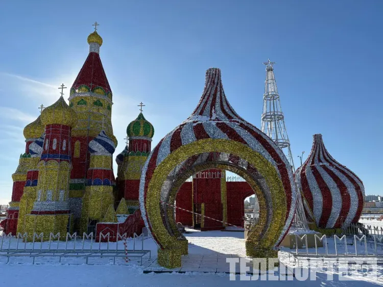 Московский Кремль перебрался на центральную площадь Благовещенска