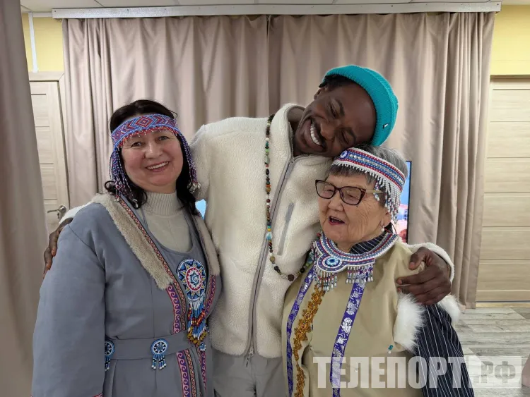 «Черный русский» катался на северных оленях в гостях у коренного народа Дальнего Востока