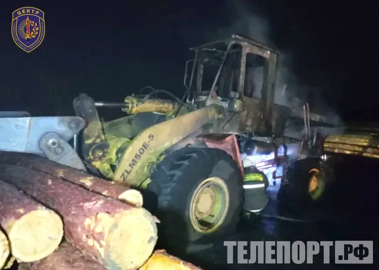 Спасли из огня предприятие по переработке леса пожарные в Приамурье