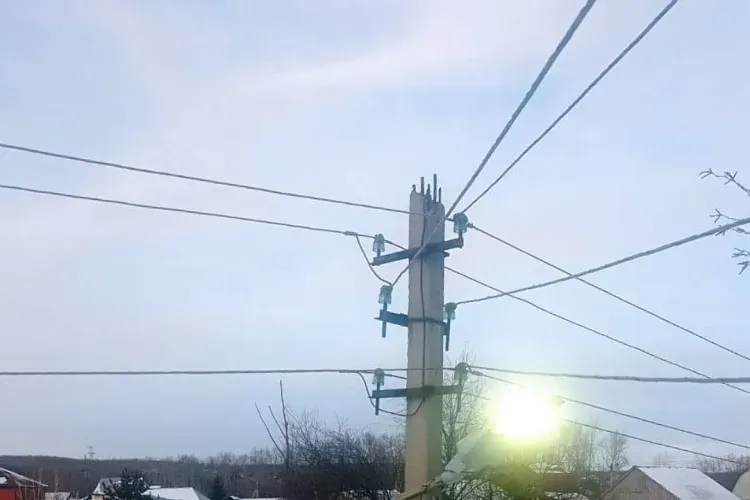 Проблему с освещением решили в селе Садовое