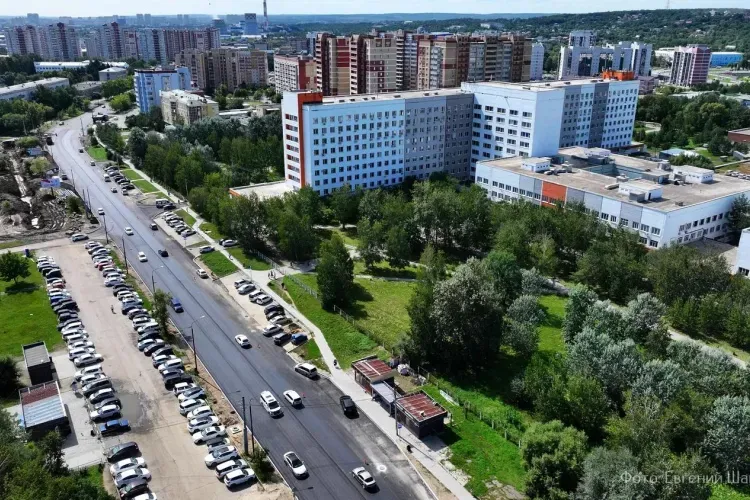 Ремонт дороги к Амурской областной клинической больнице подходит к завершению